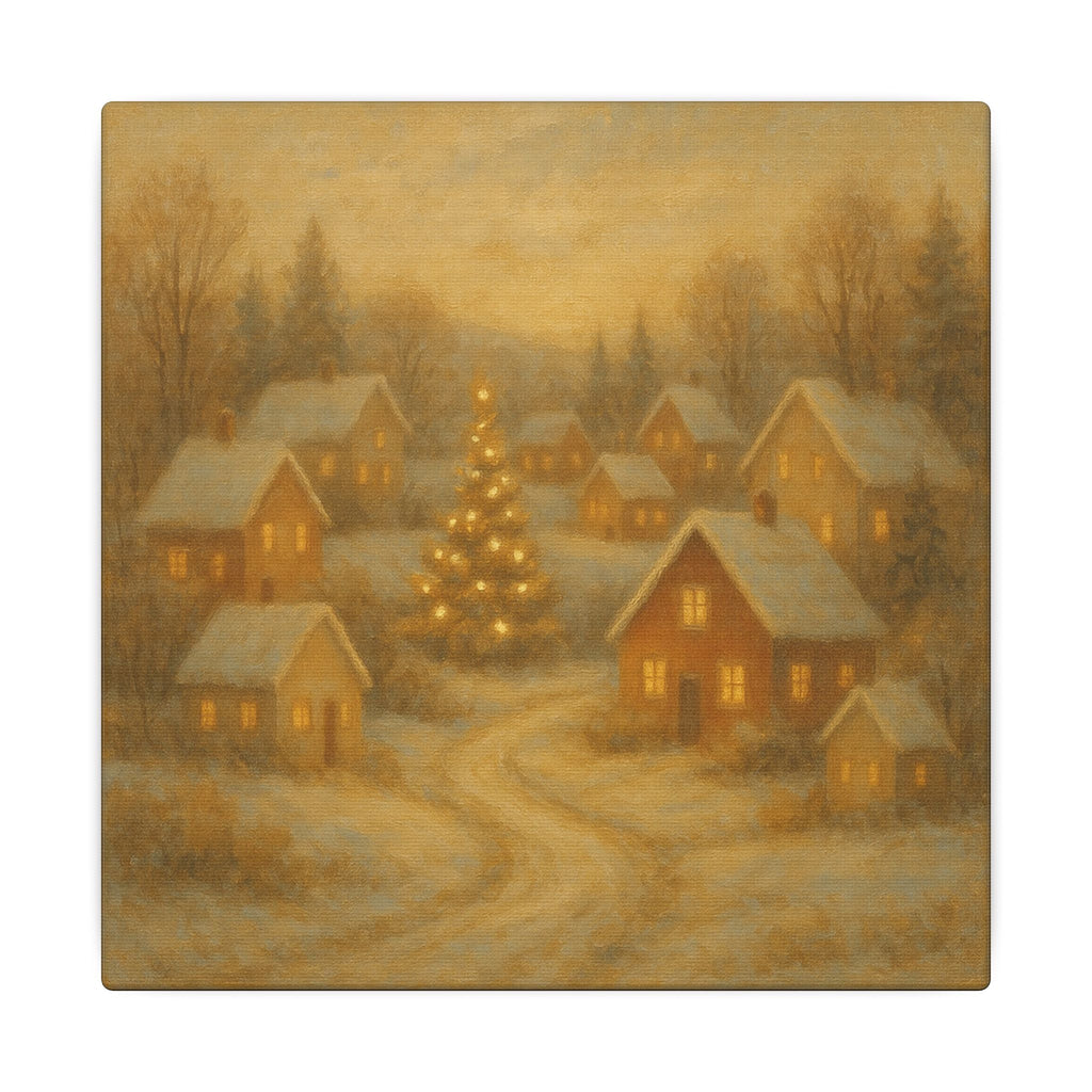 Julby Canvastavla – Varm Julscen, Canvas