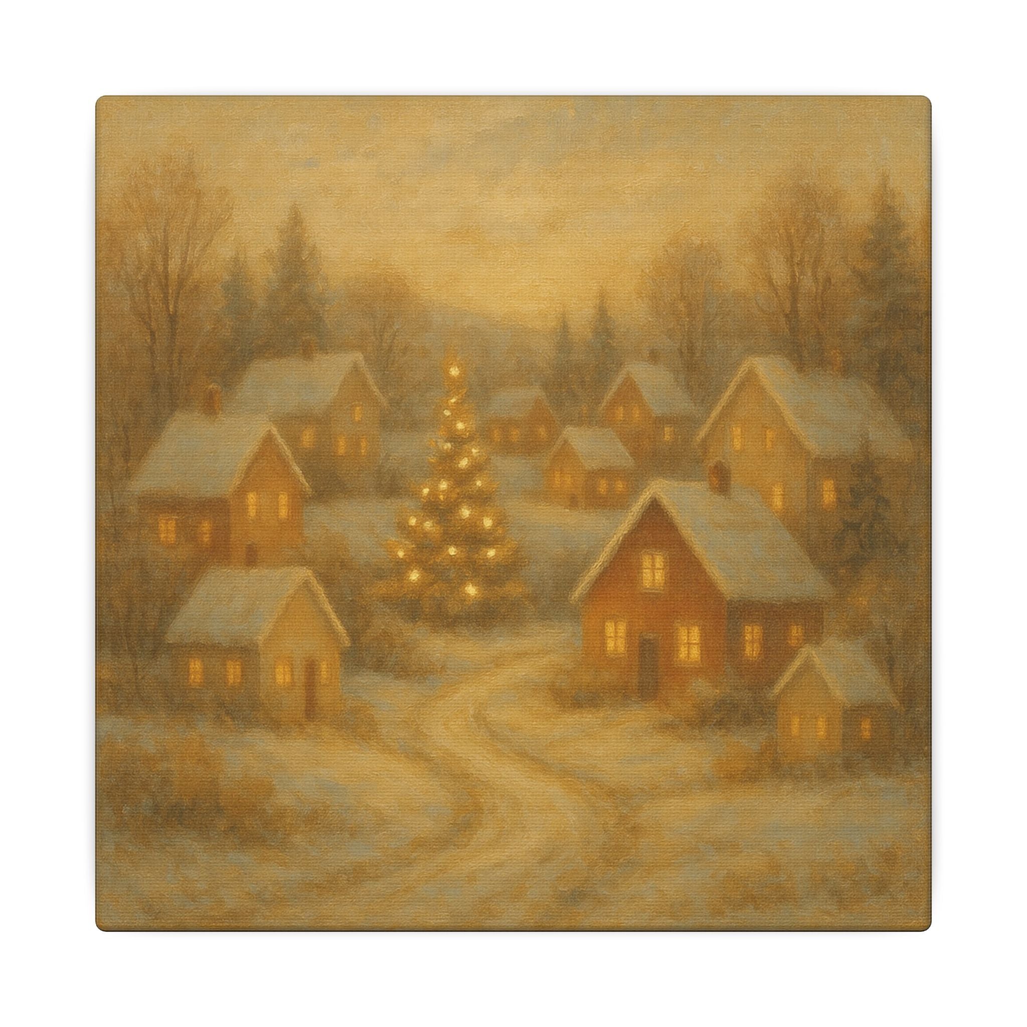 Julby Canvastavla – Varm Julscen, Canvas