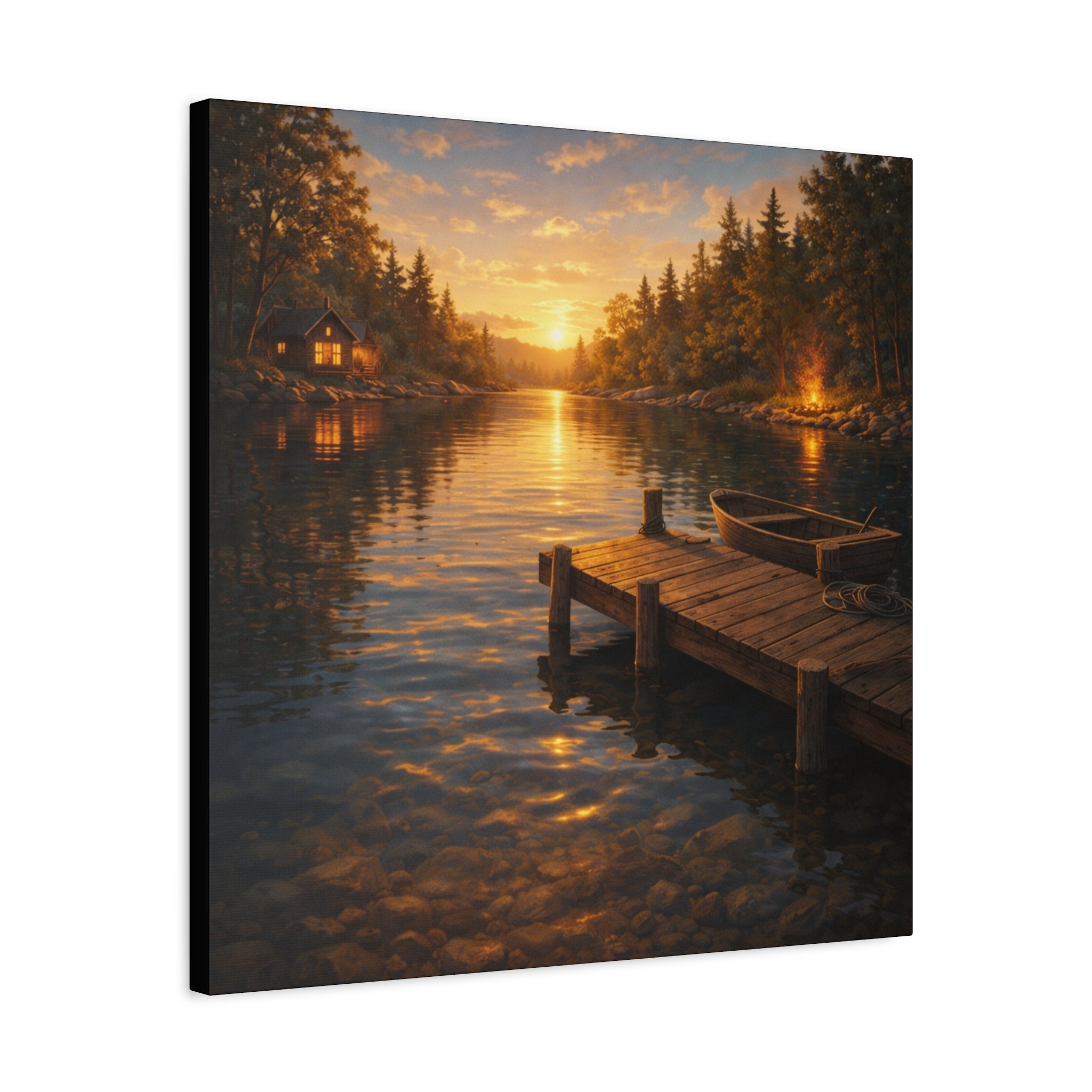 Stillheten vid Hemviken , Canvas.