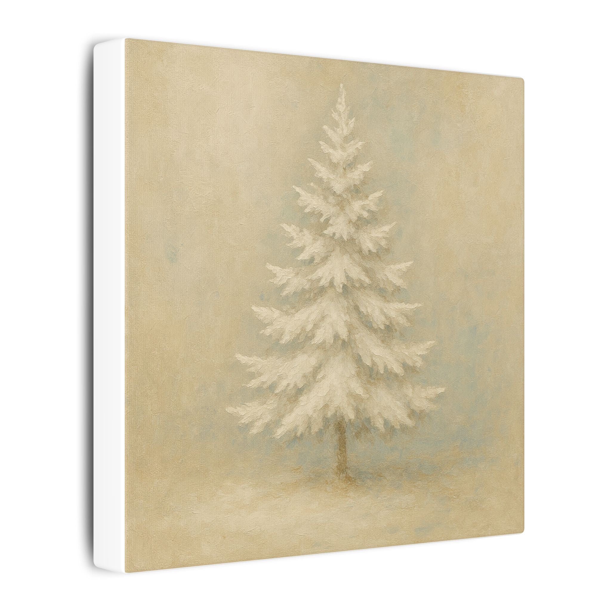 Stilla Vinterträd Canvastavla – Matt Väggkonst