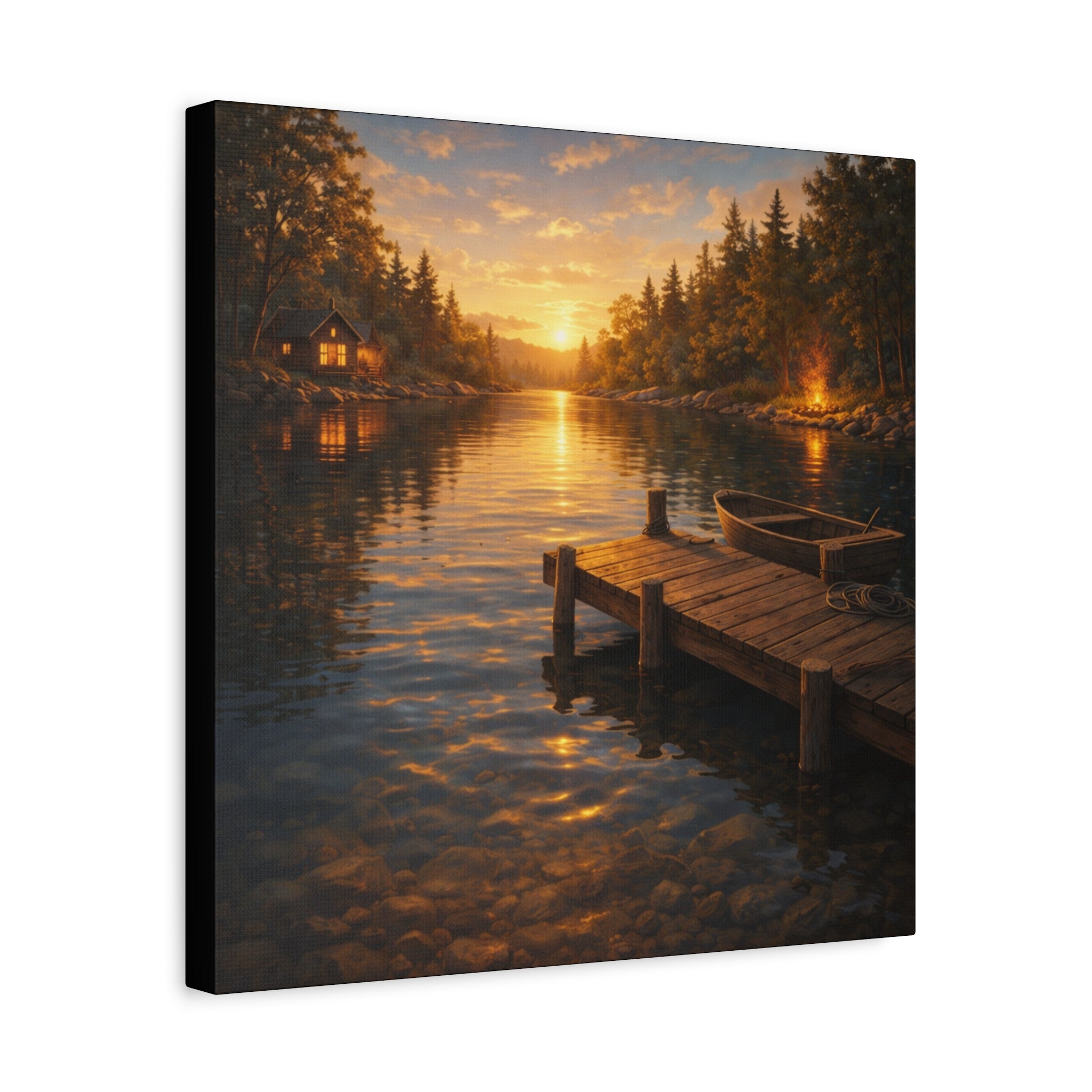 Stillheten vid Hemviken , Canvas.