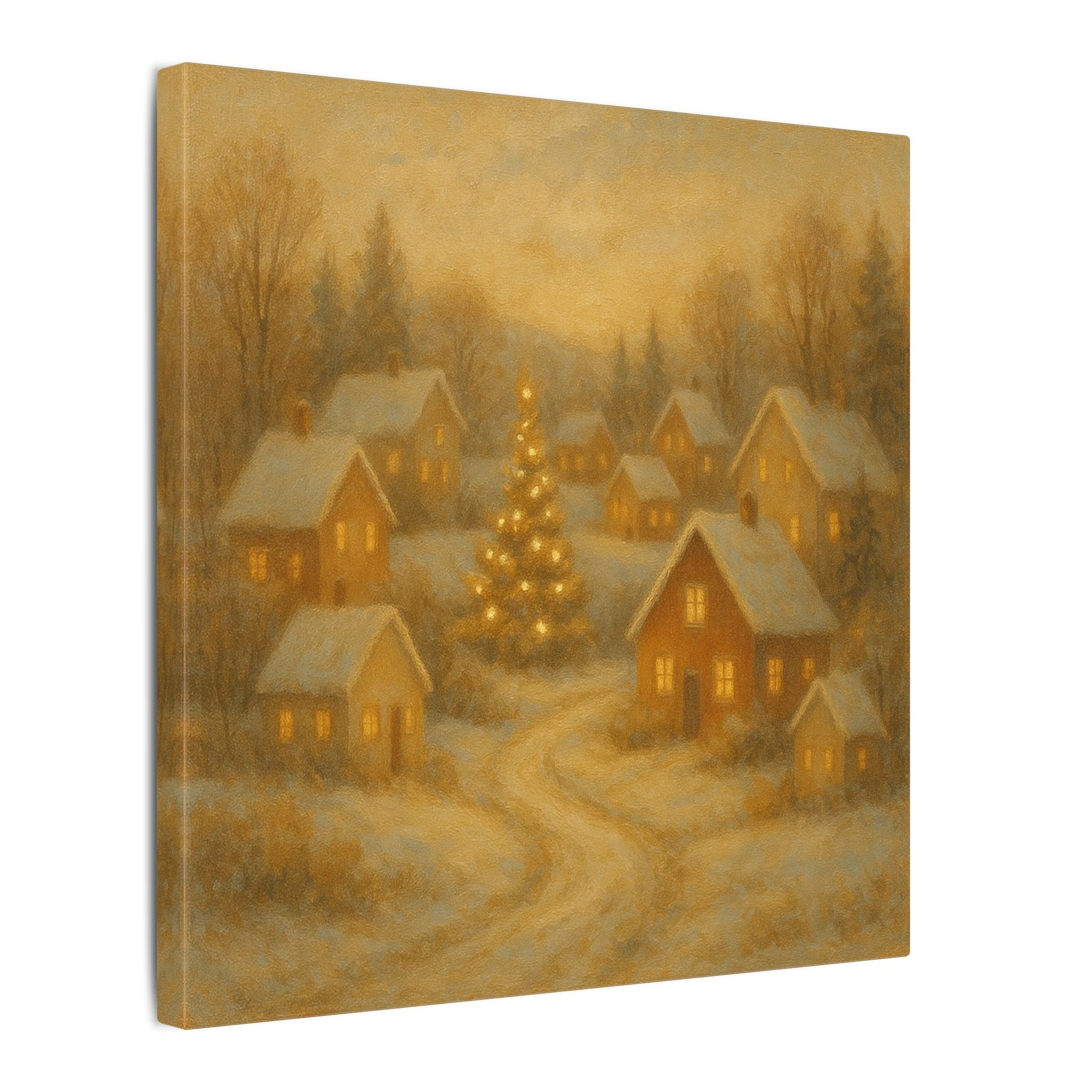 Julby Canvastavla – Varm Julscen, Canvas