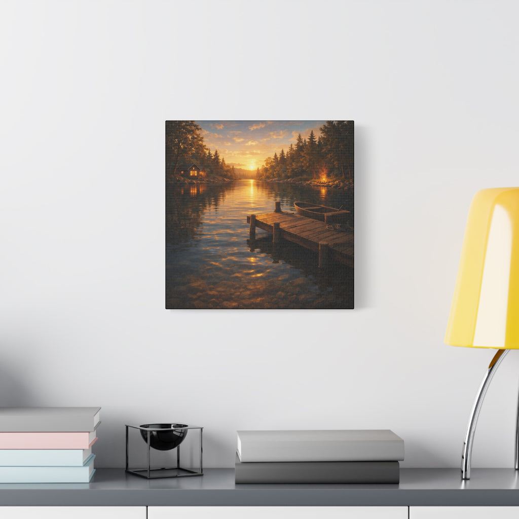 Stillheten vid Hemviken , Canvas.