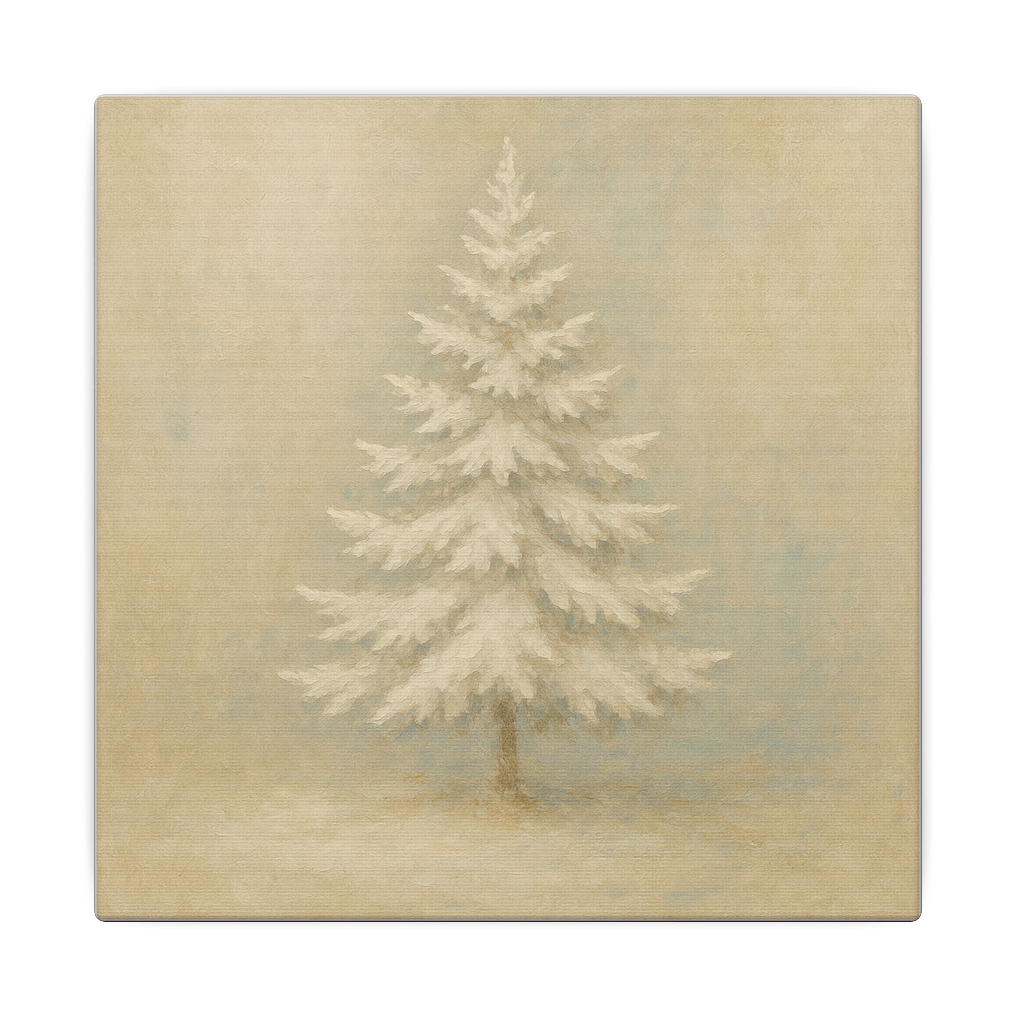 Stilla Vinterträd Canvastavla – Matt Väggkonst