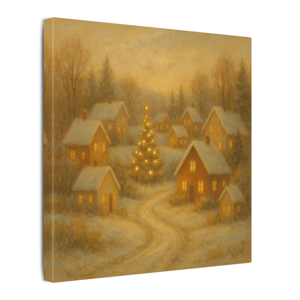 Julby Canvastavla – Varm Julscen, Canvas