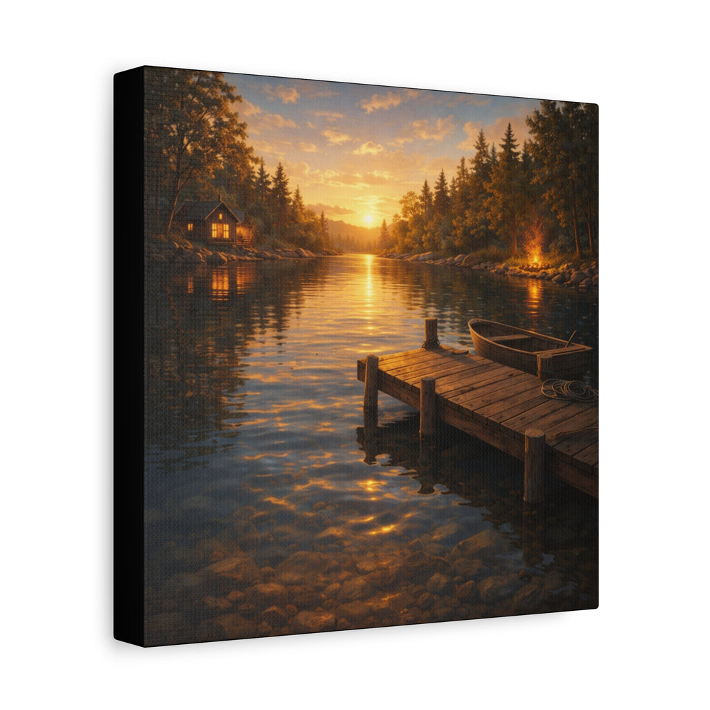 Stillheten vid Hemviken , Canvas.