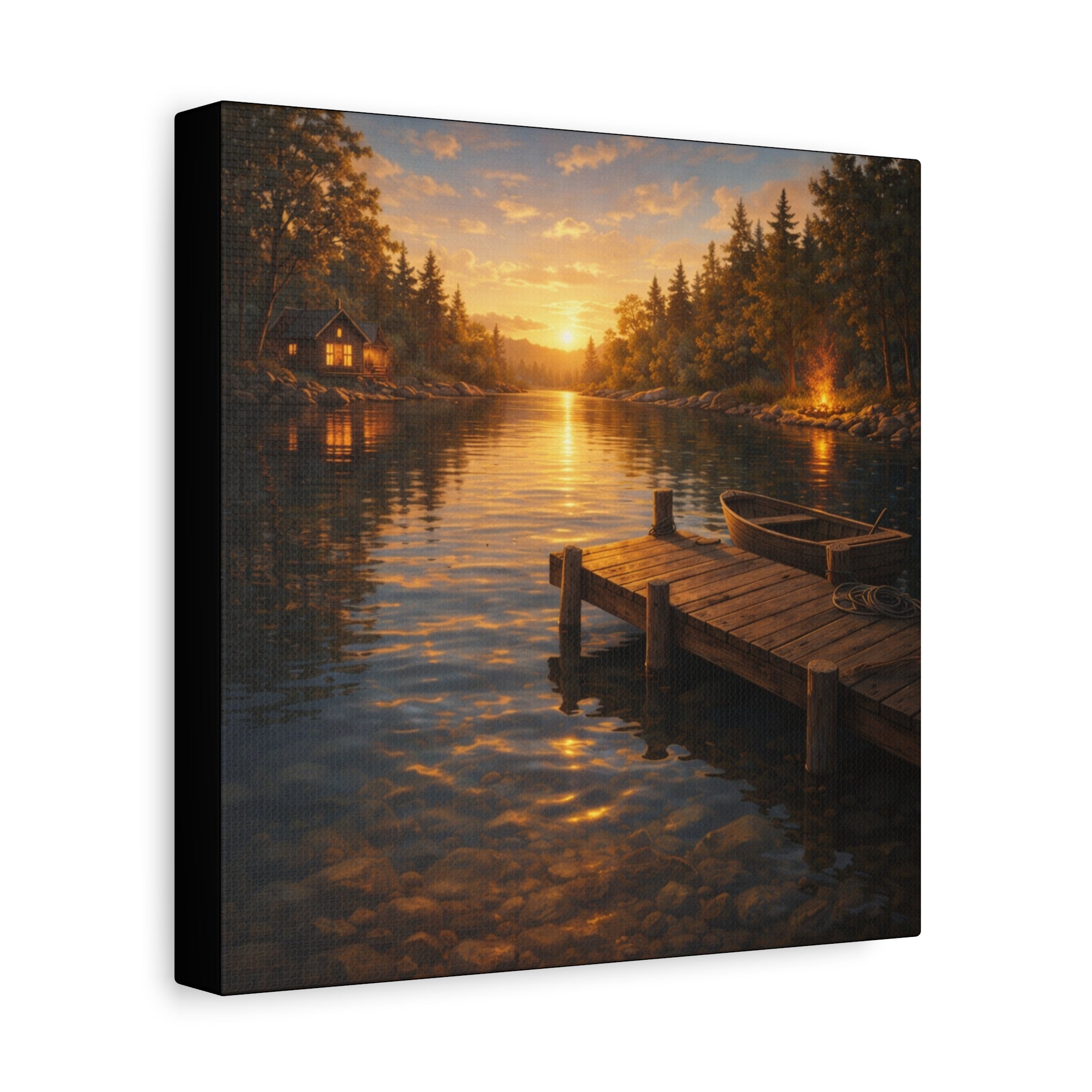 Stillheten vid Hemviken , Canvas.