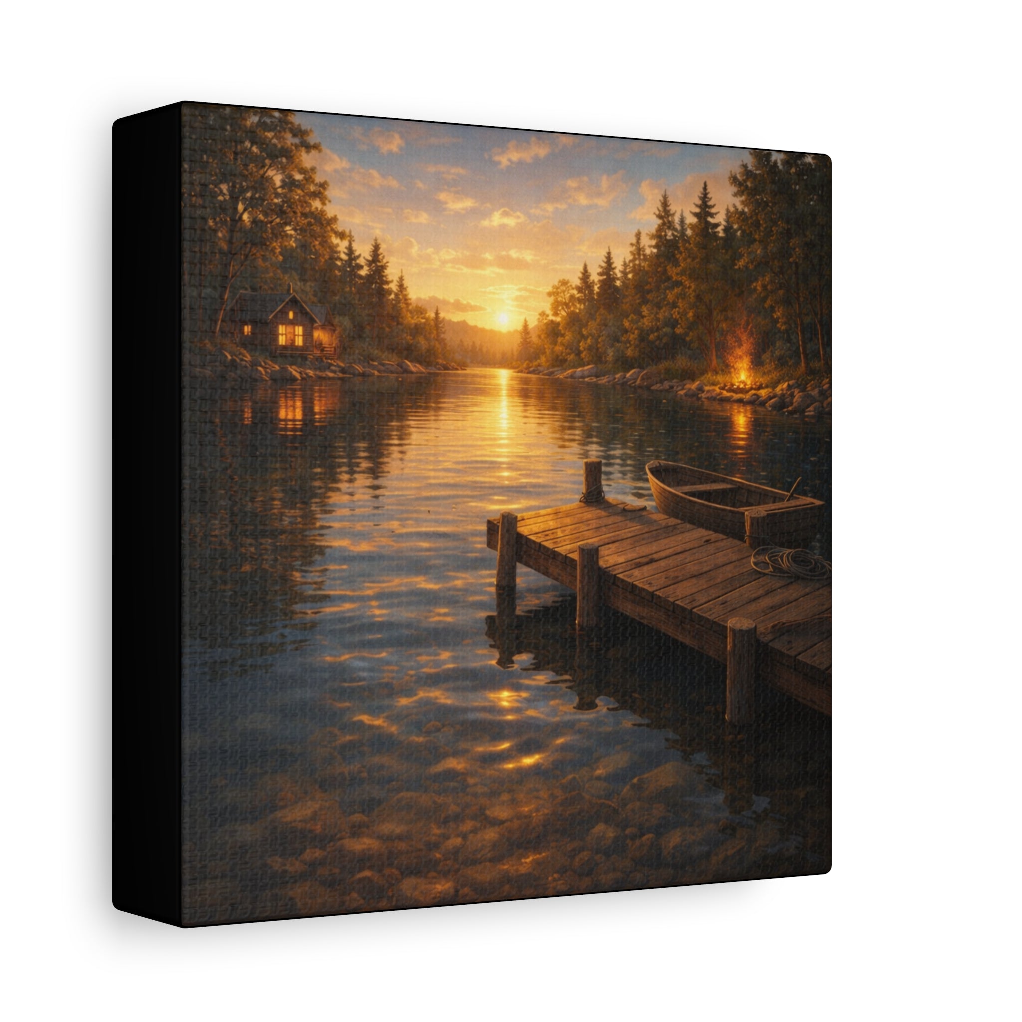 Stillheten vid Hemviken , Canvas.