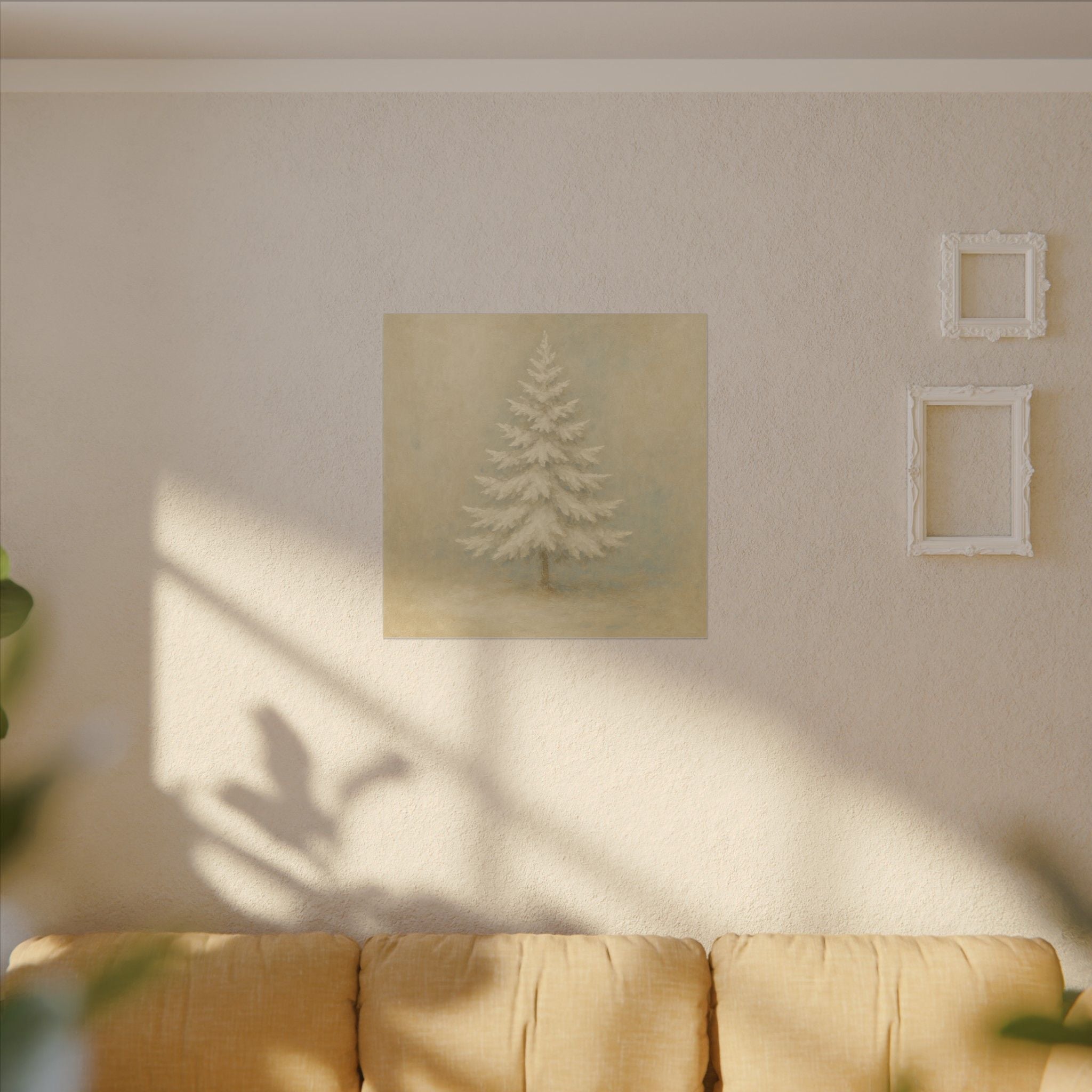 Stilla Vinterträd Canvastavla – Matt Väggkonst