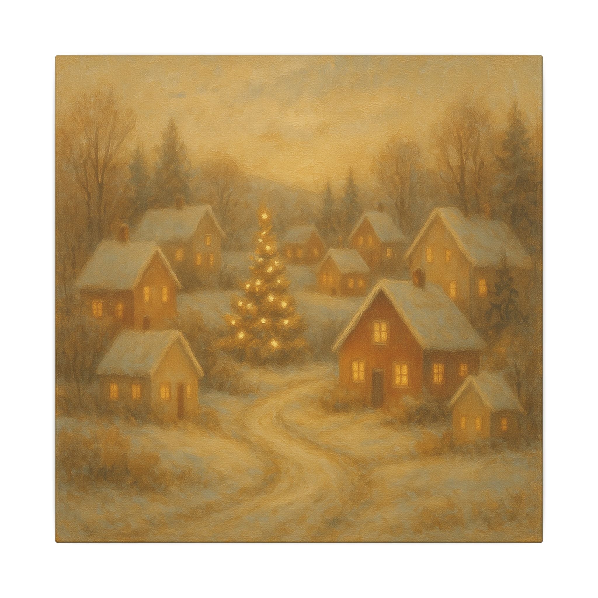 Julby Canvastavla – Varm Julscen, Canvas