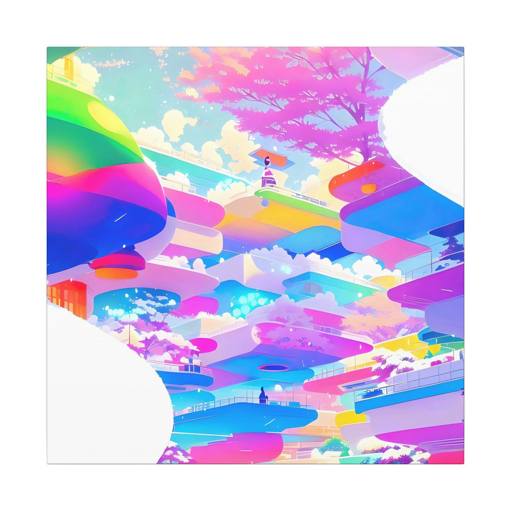 Flow Tema Matt Canvastavla – Flera Storlekar