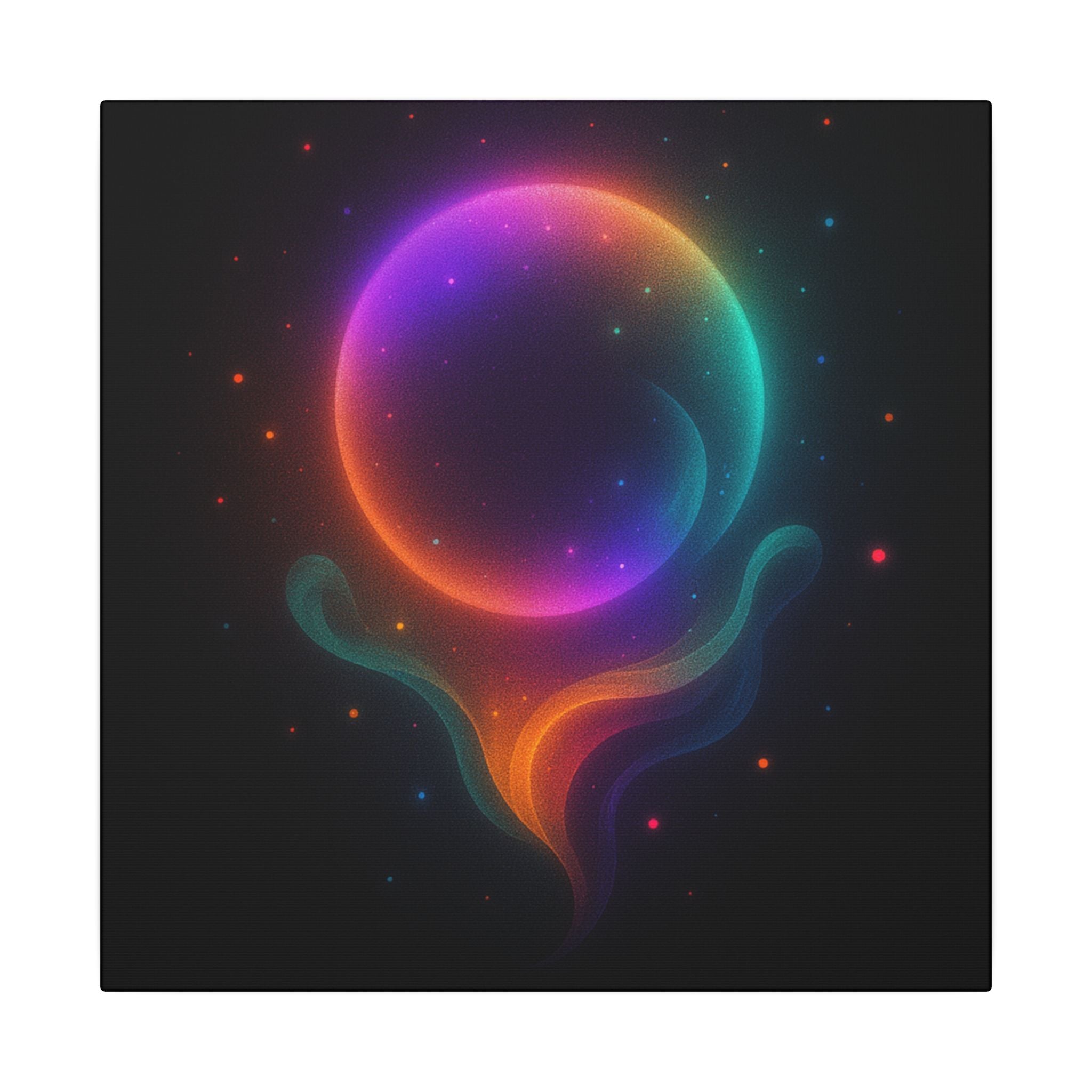 Den Vänliga Energi av Jul – Canvastavla