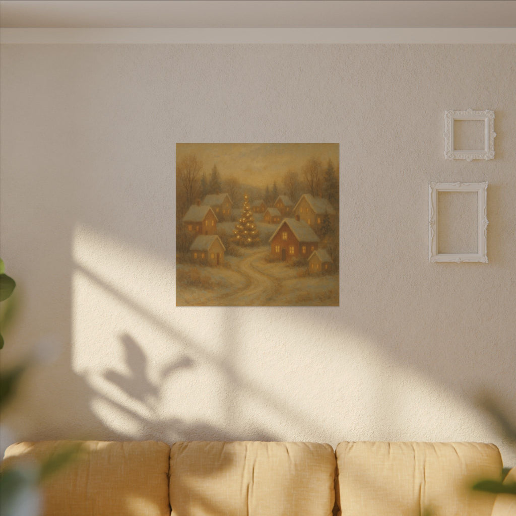 Julby Canvastavla – Varm Julscen, Canvas