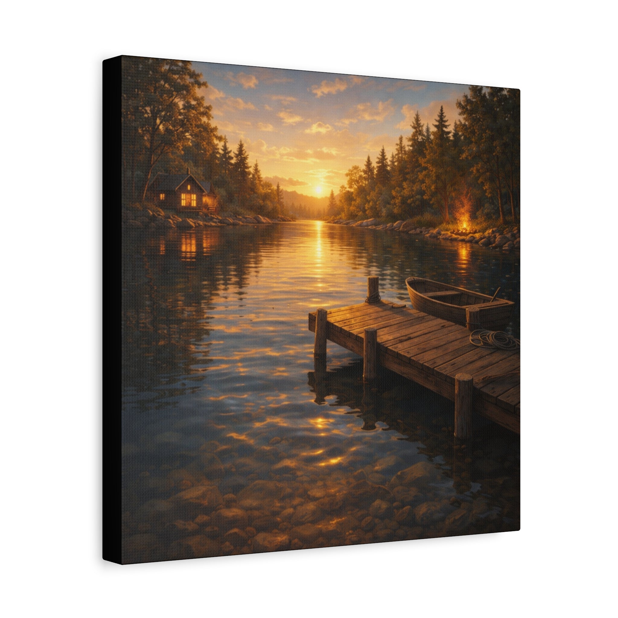 Stillheten vid Hemviken , Canvas.