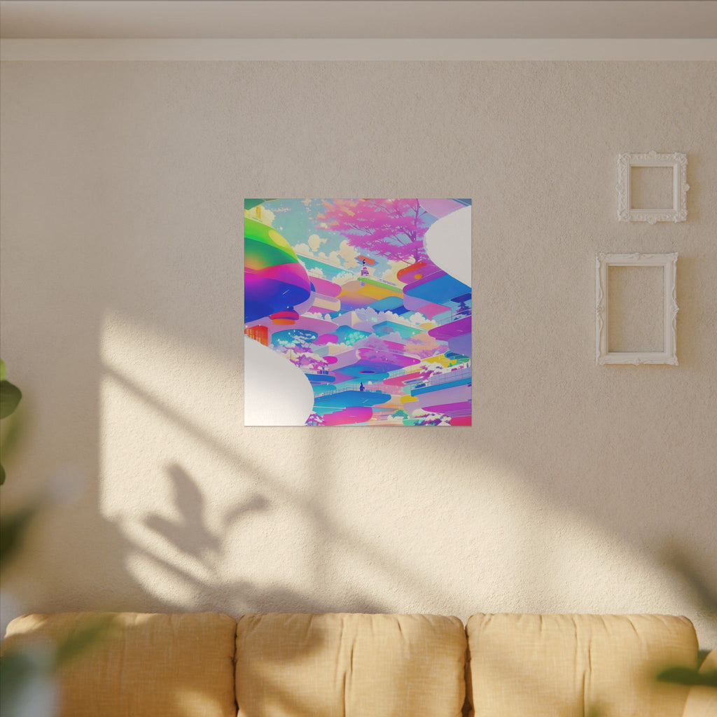 Flow Tema Matt Canvastavla – Flera Storlekar