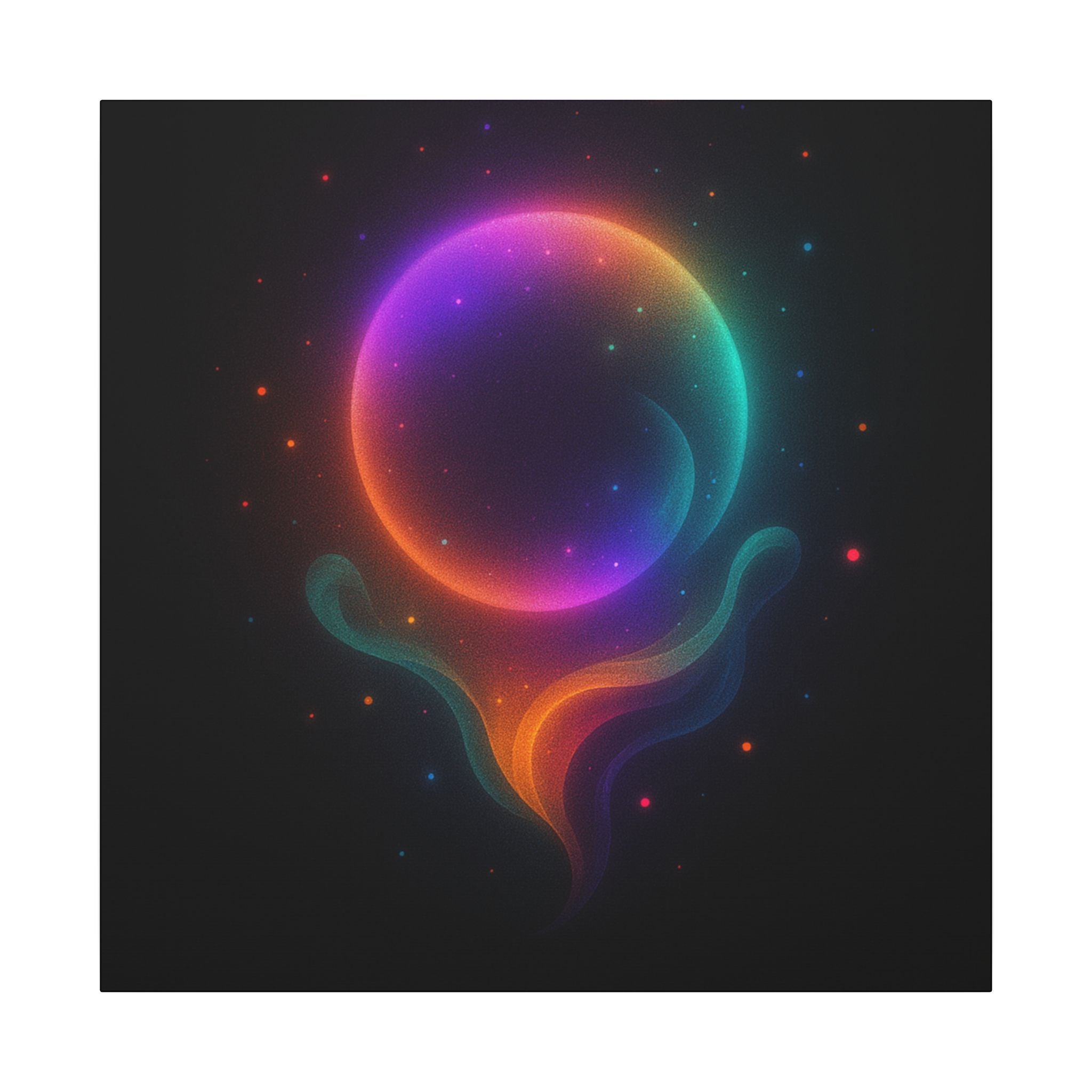 Den Vänliga Energi av Jul – Canvastavla