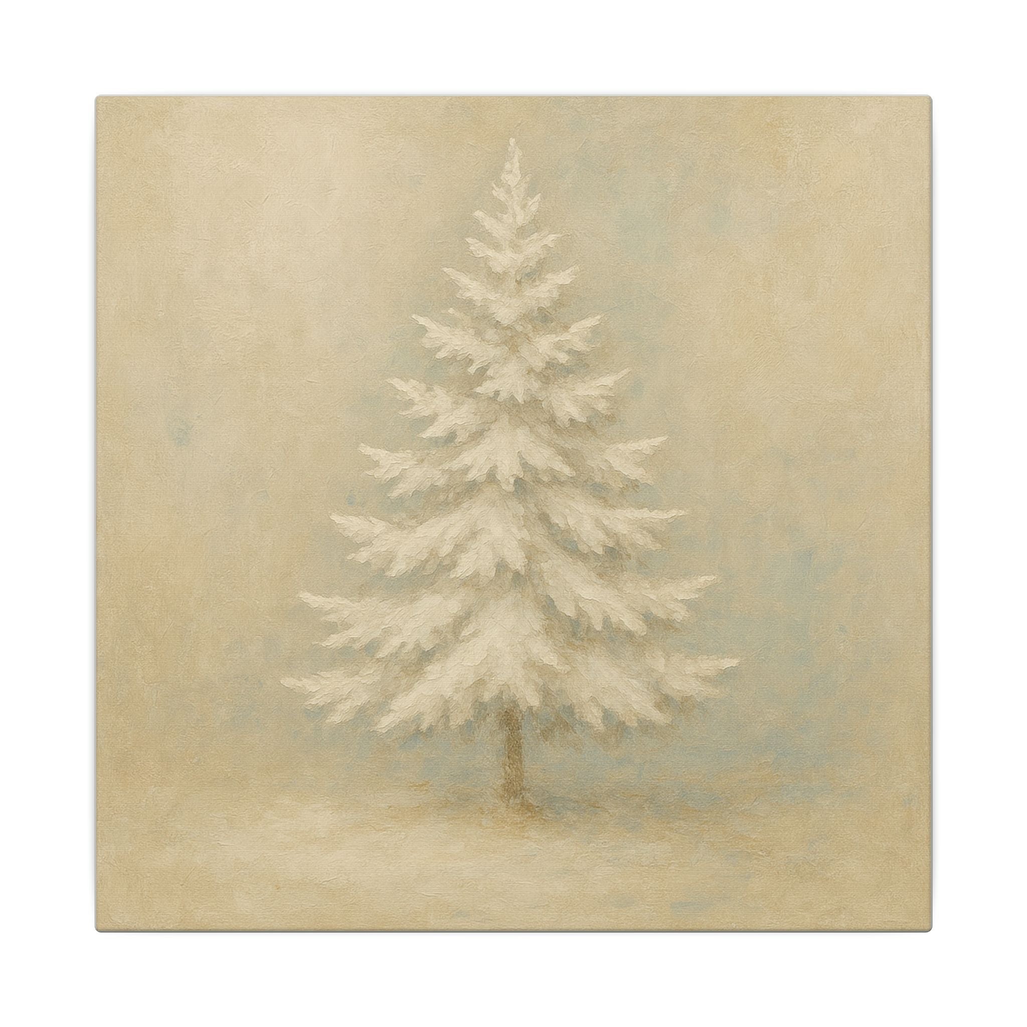 Stilla Vinterträd Canvastavla – Matt Väggkonst