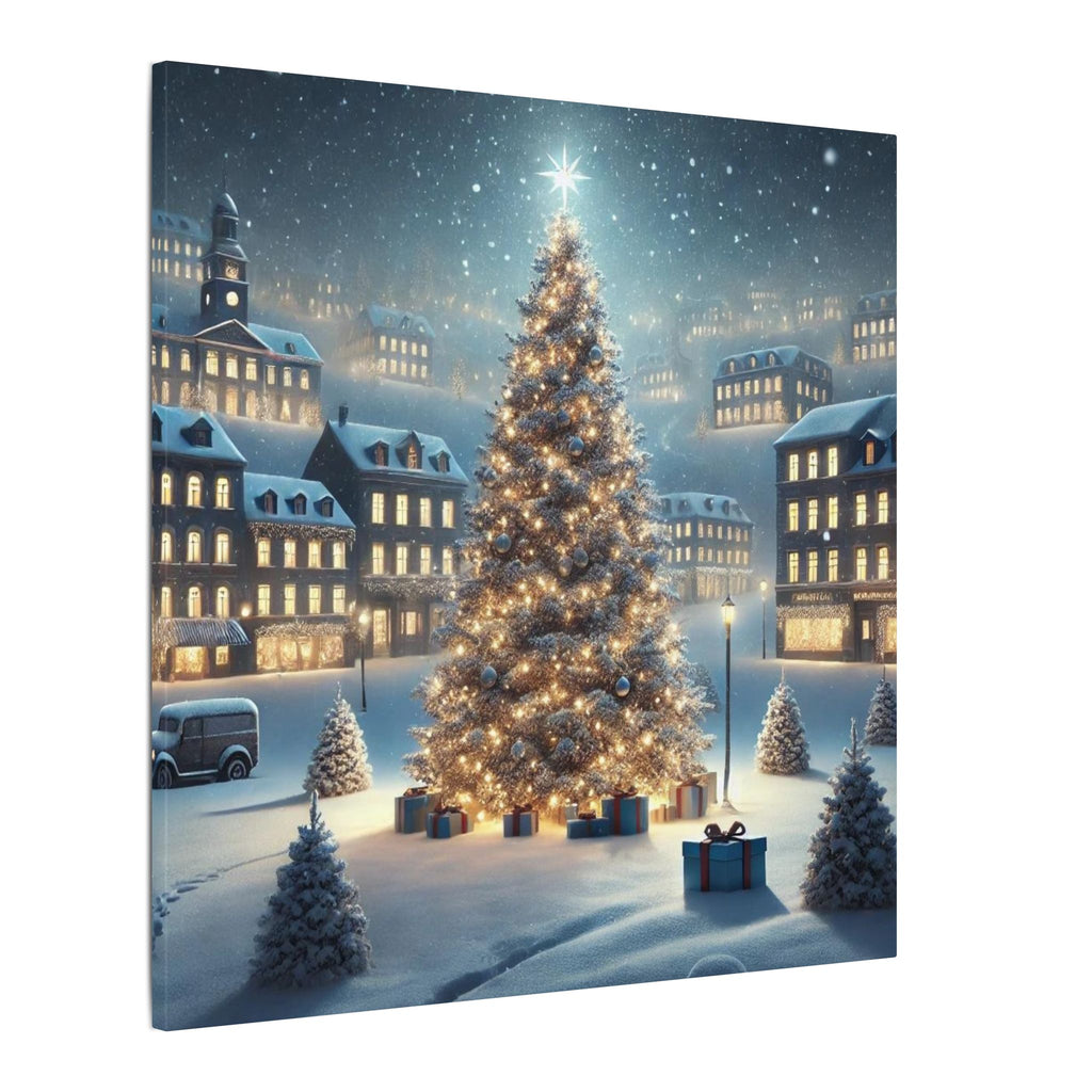 Julsnö Canvastavla – Matt Canvas Väggkonst