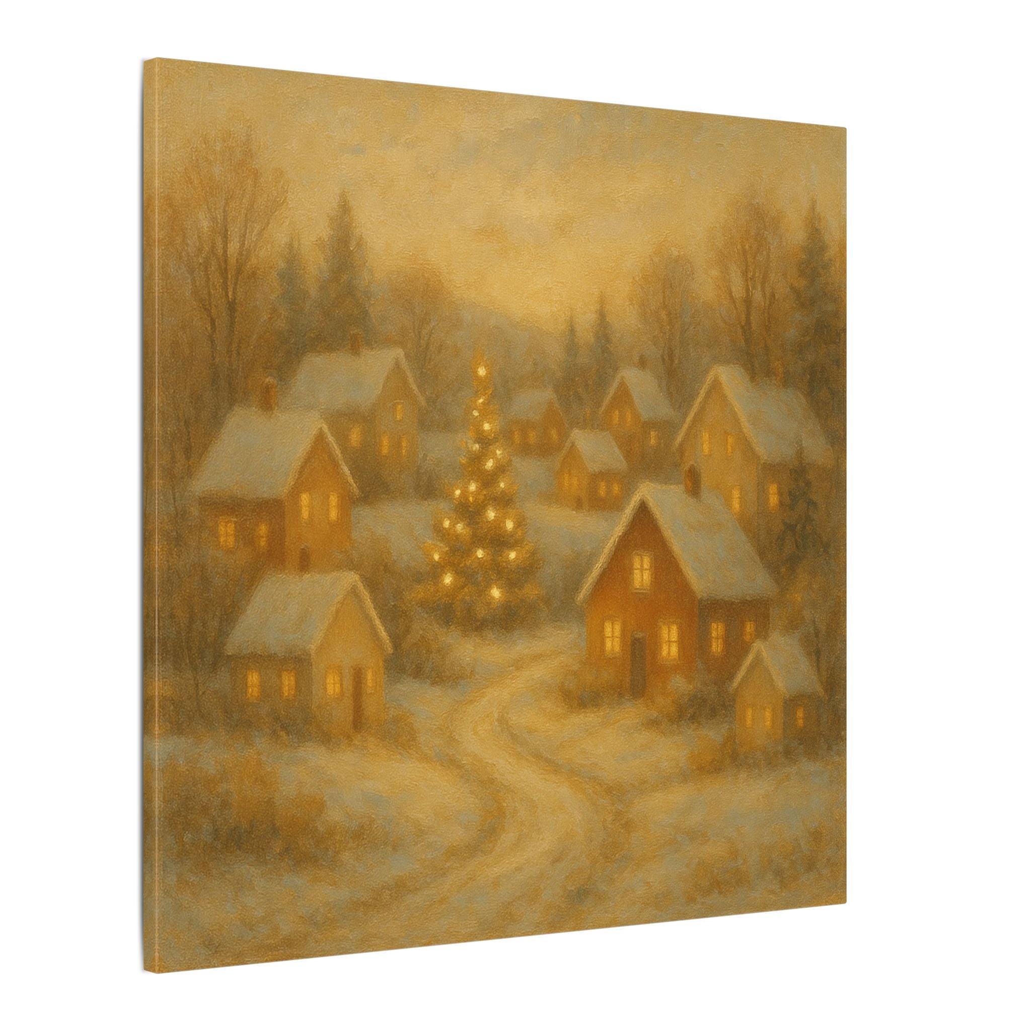 Julby Canvastavla – Varm Julscen, Canvas