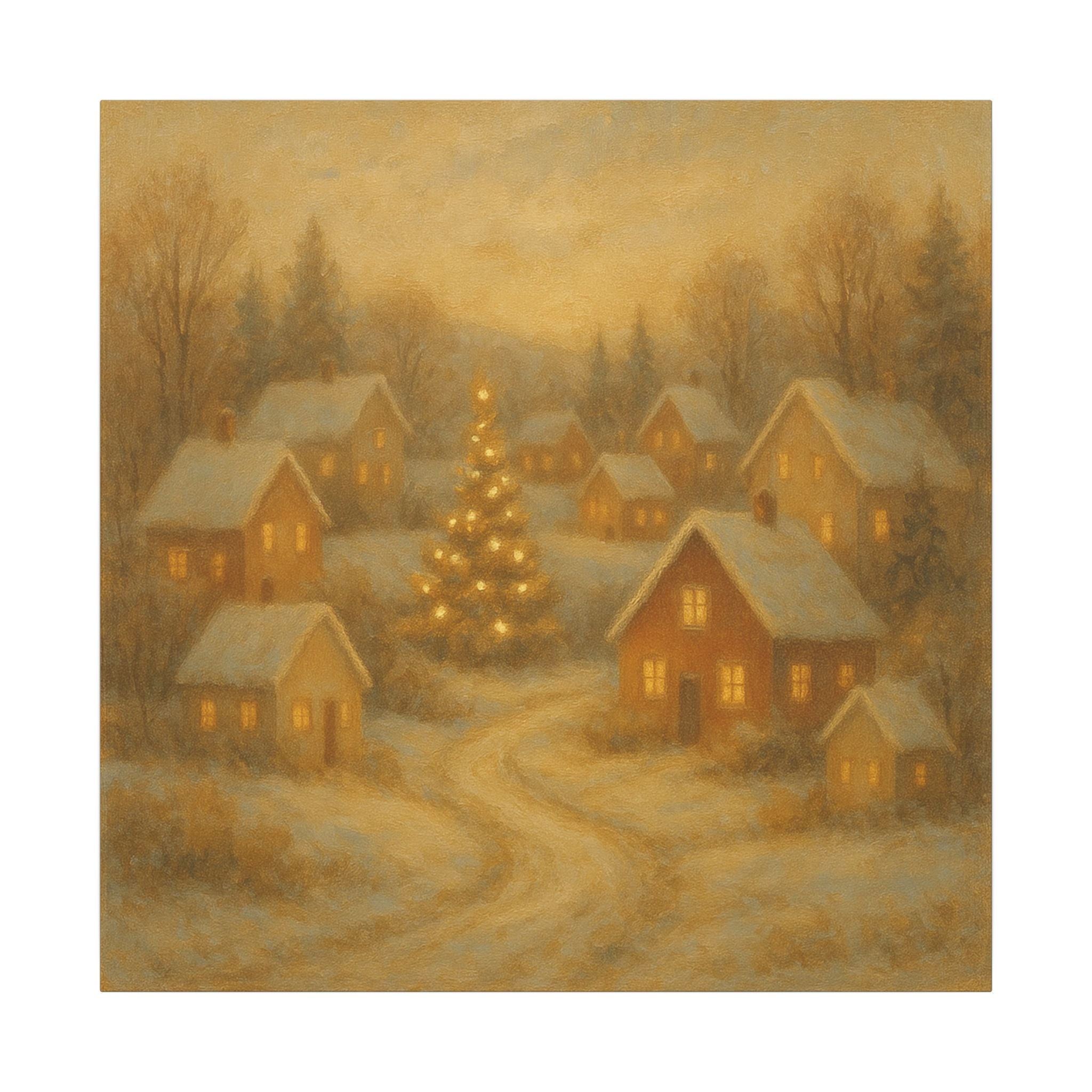 Julby Canvastavla – Varm Julscen, Canvas