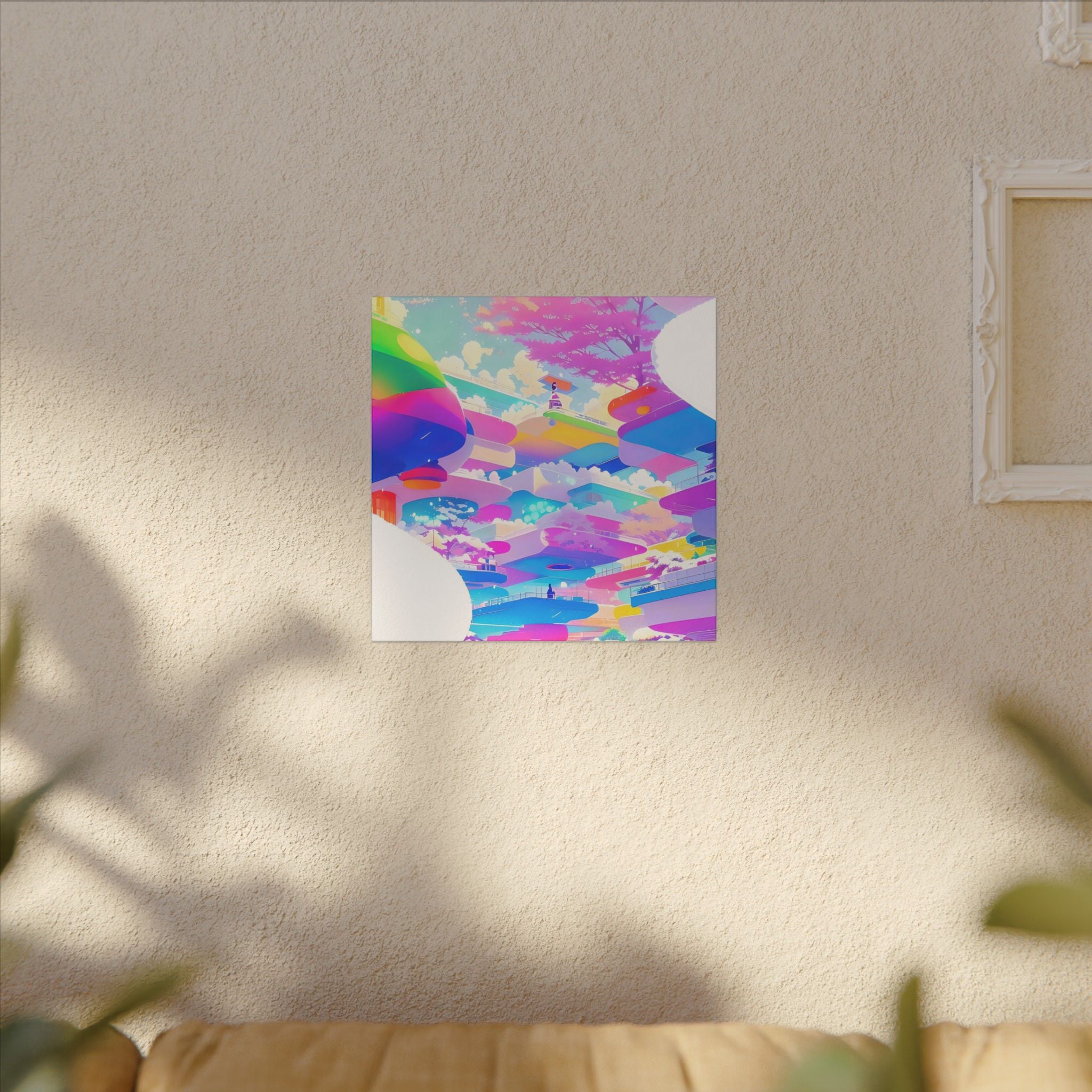 Flow Tema Matt Canvastavla – Flera Storlekar