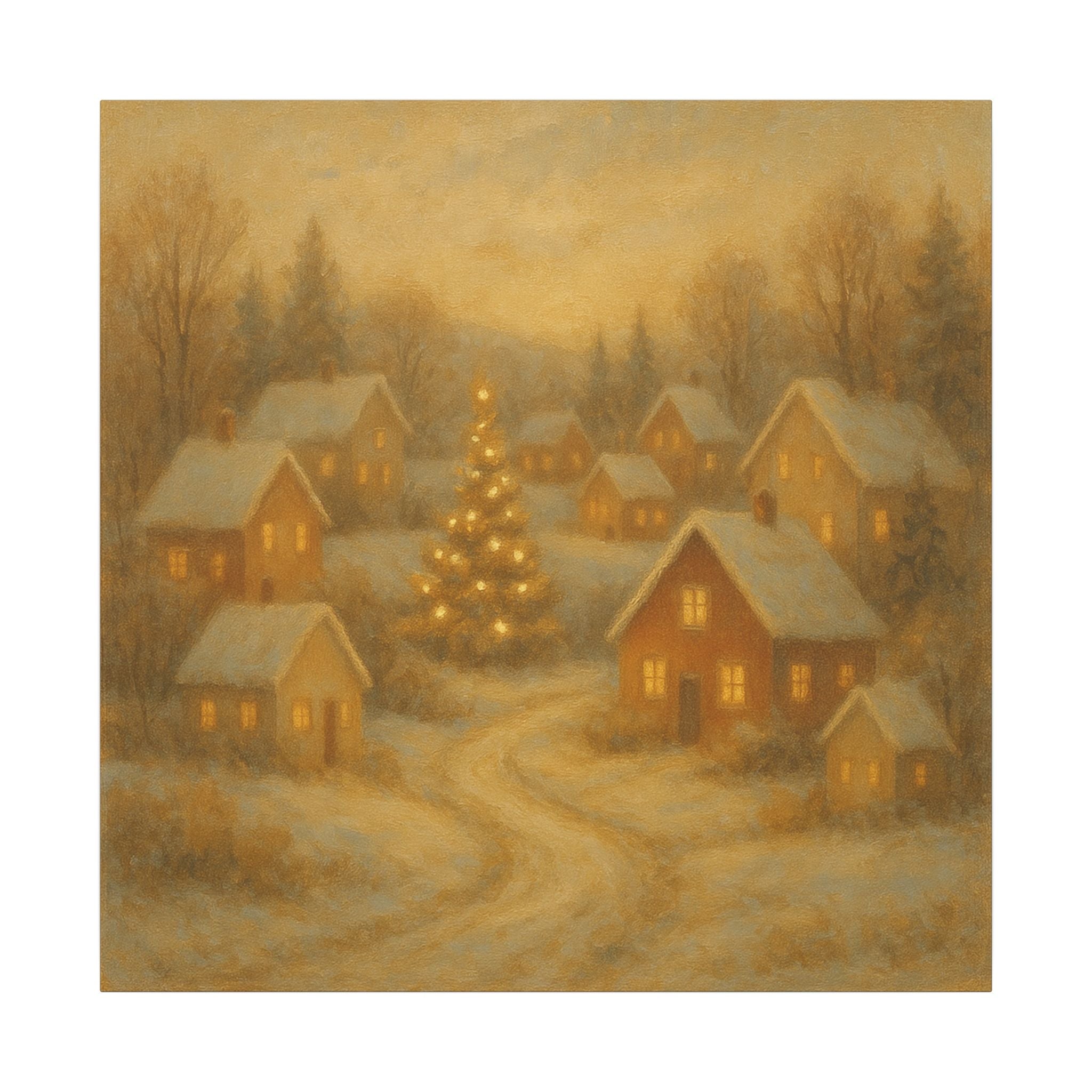 Julby Canvastavla – Varm Julscen, Canvas