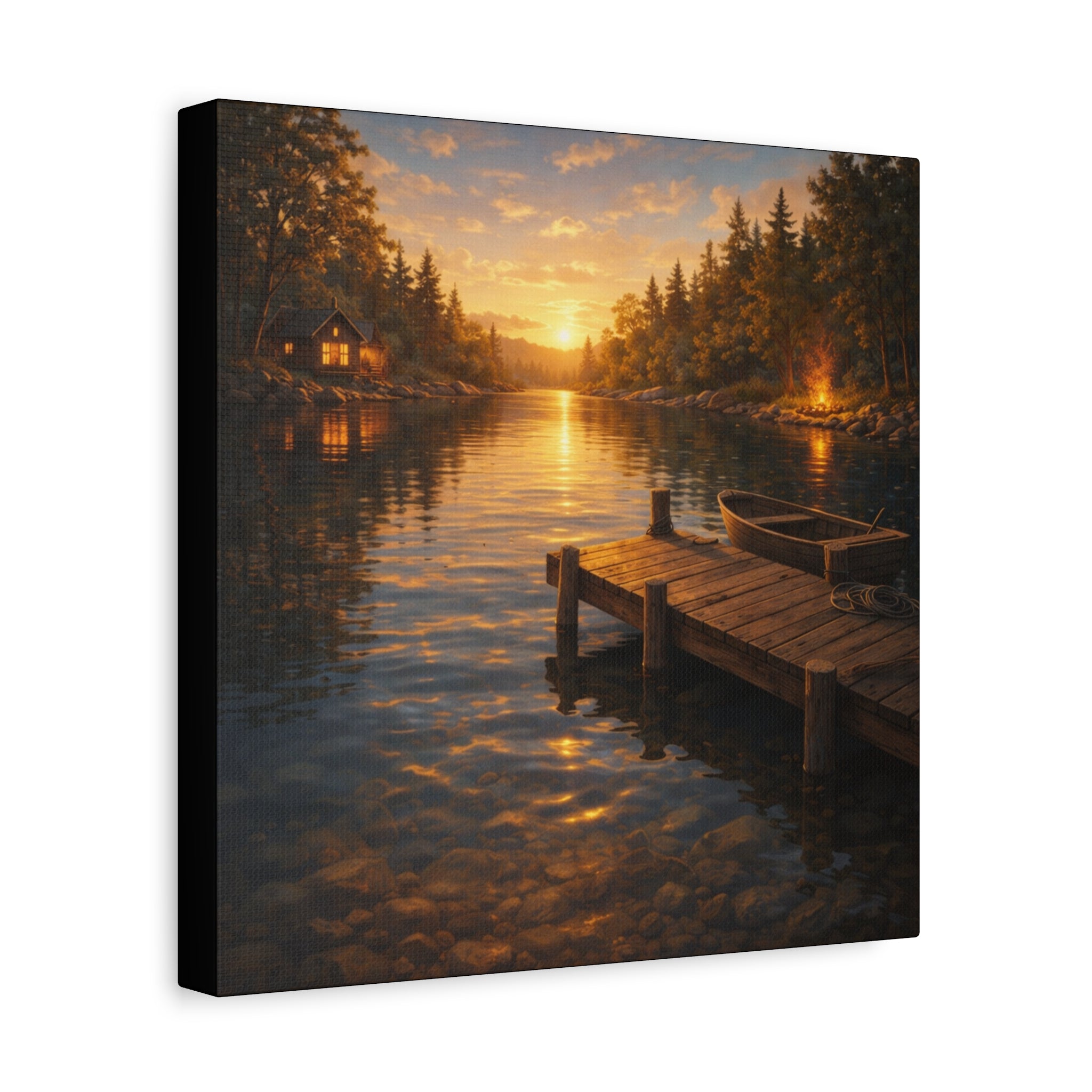 Stillheten vid Hemviken , Canvas.