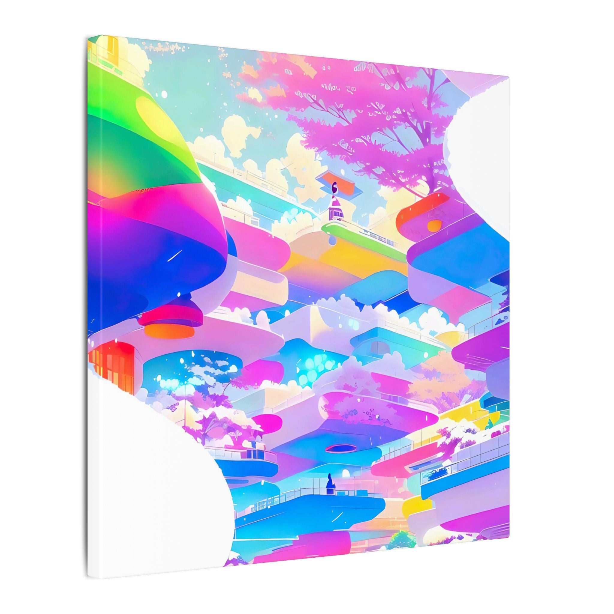 Flow Tema Matt Canvastavla – Flera Storlekar