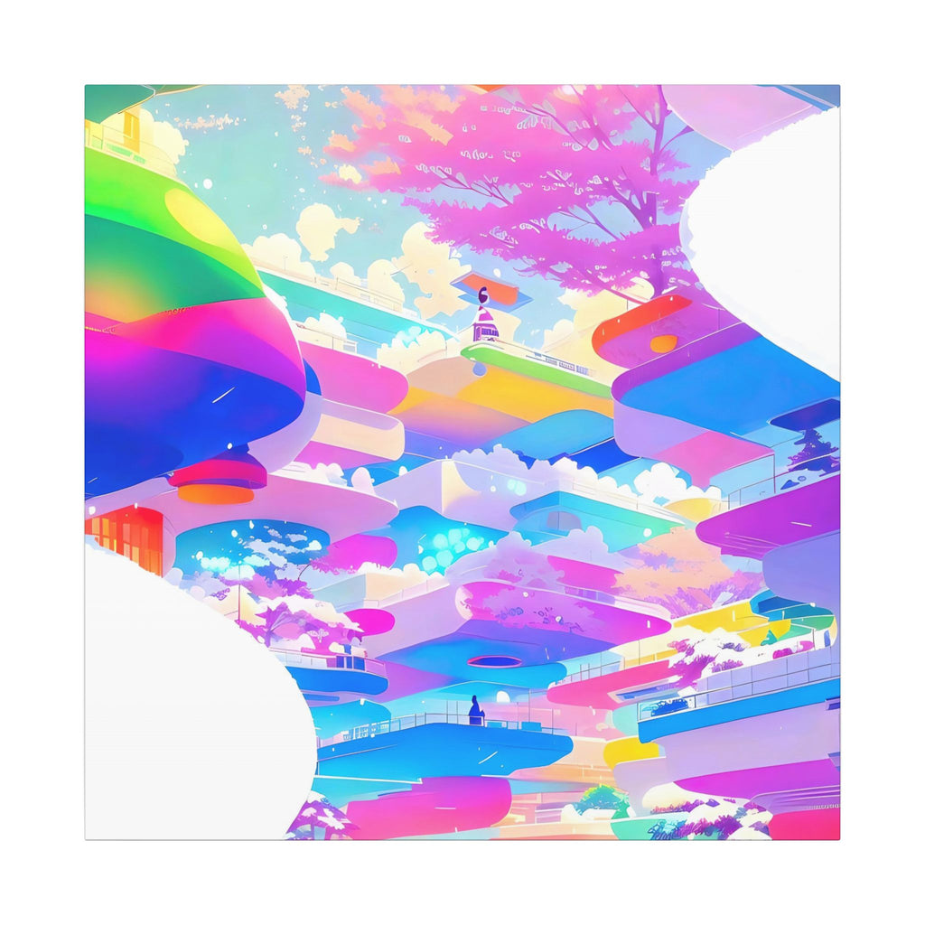 Flow Tema Matt Canvastavla – Flera Storlekar