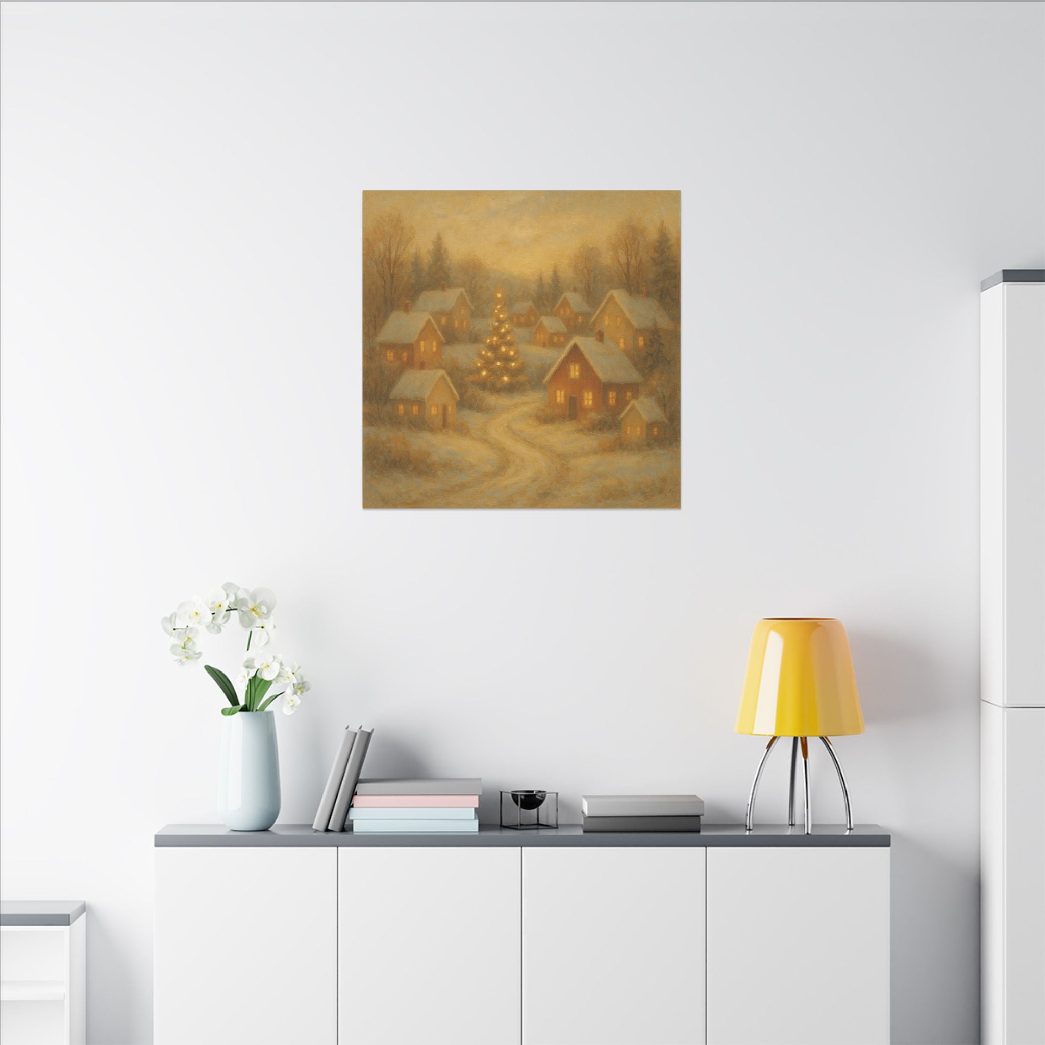 Julby Canvastavla – Varm Julscen, Canvas