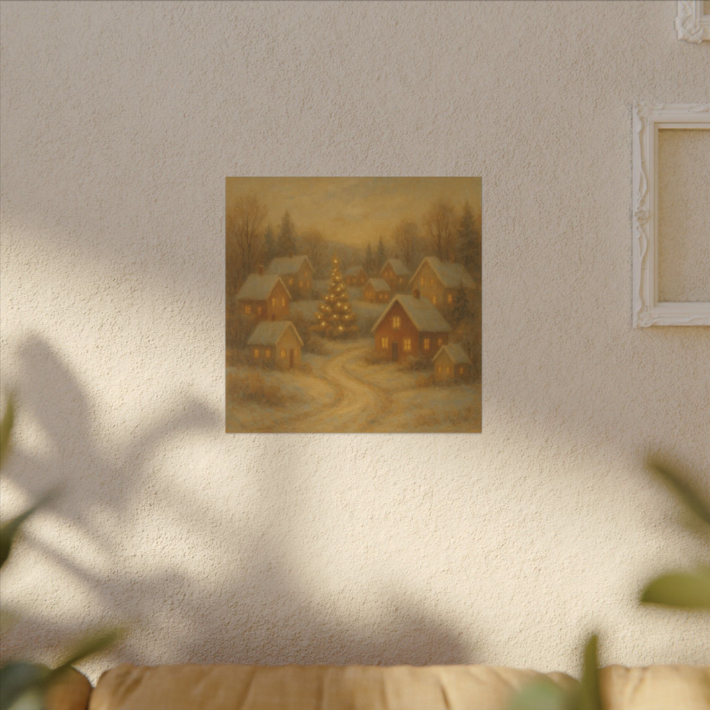 Julby Canvastavla – Varm Julscen, Canvas