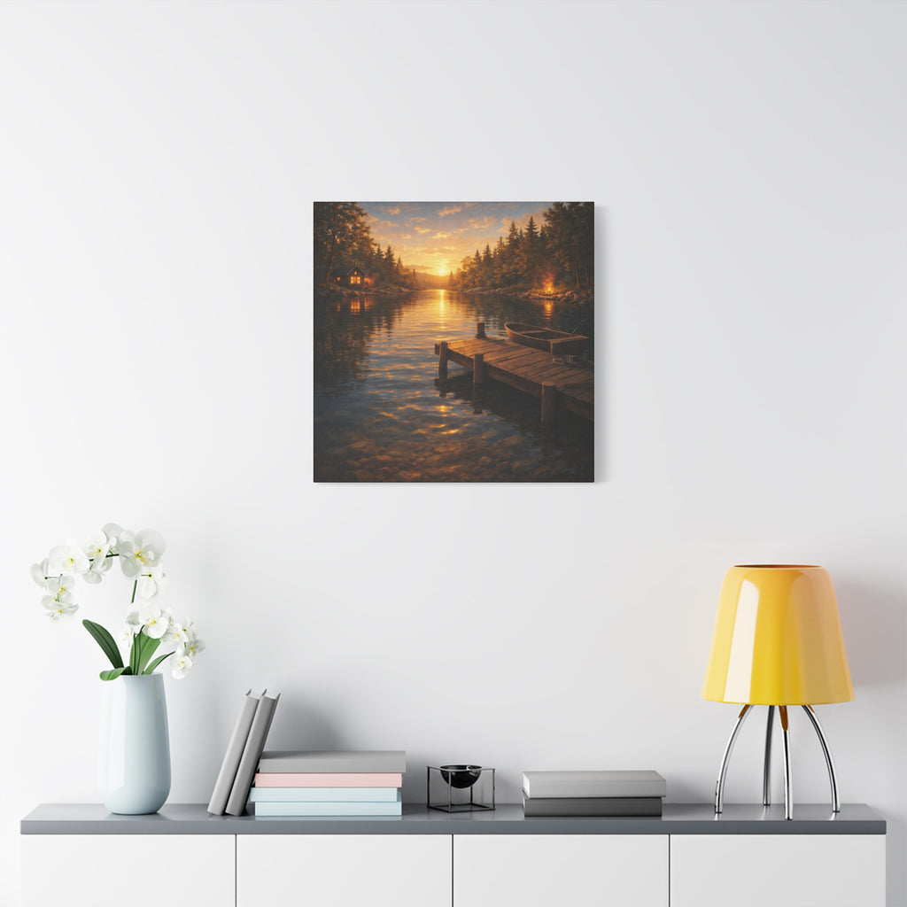 Stillheten vid Hemviken , Canvas.