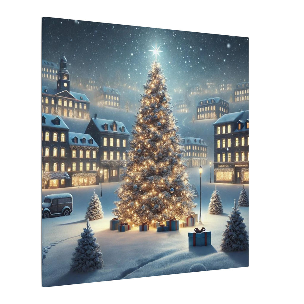 Julsnö Canvastavla – Matt Canvas Väggkonst