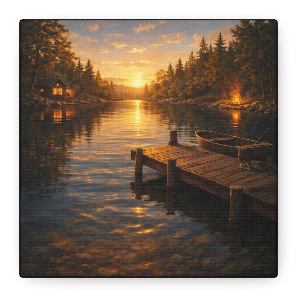 Stillheten vid Hemviken , Canvas.