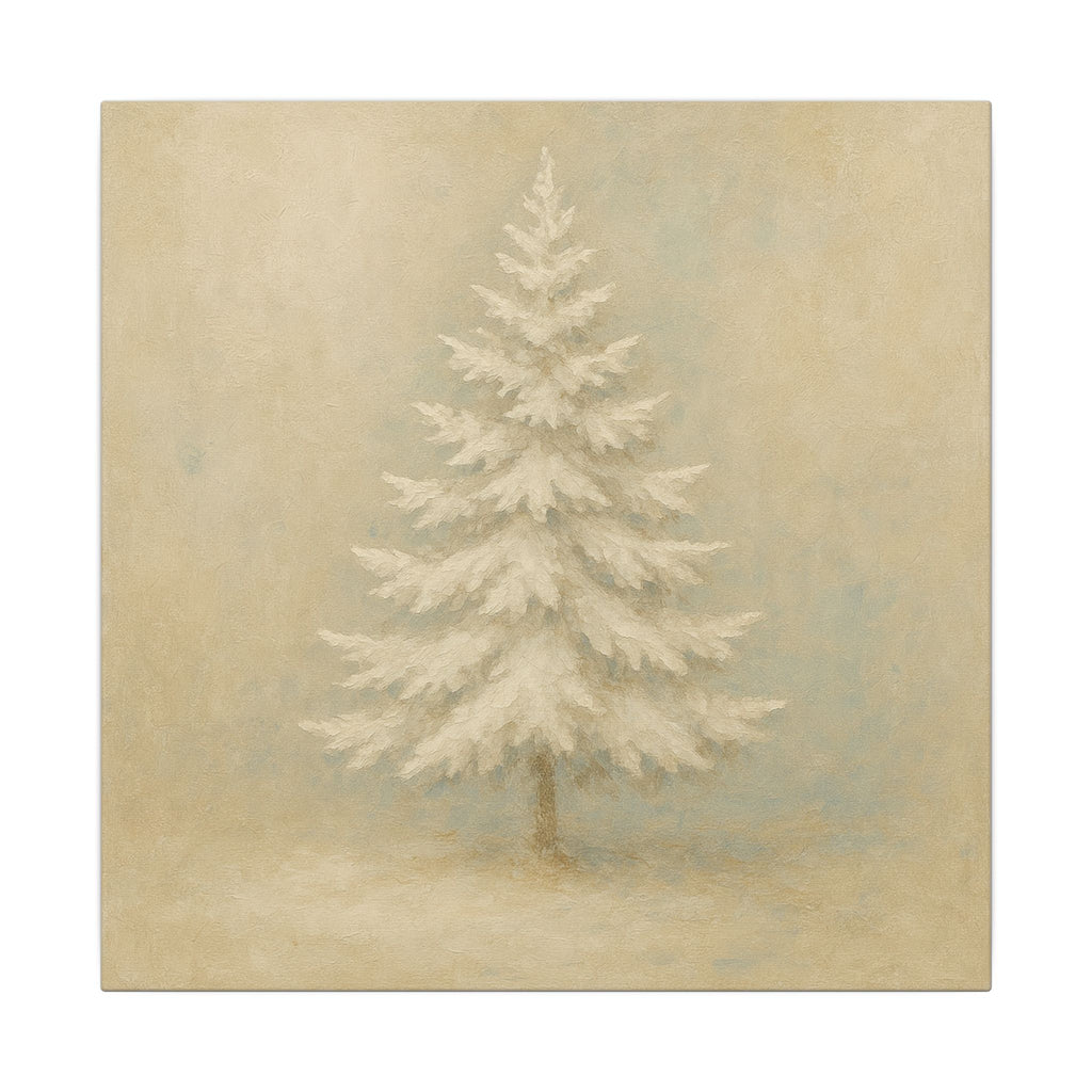 Stilla Vinterträd Canvastavla – Matt Väggkonst