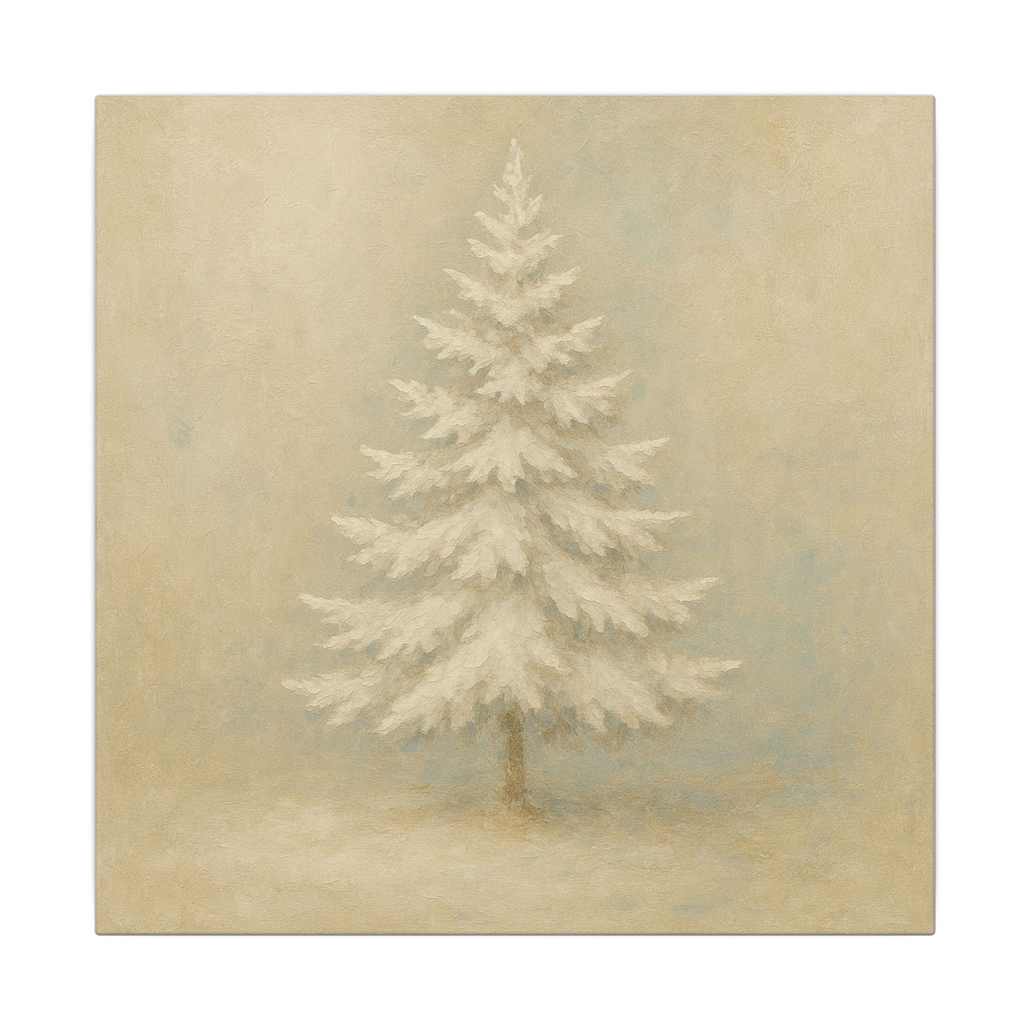 Stilla Vinterträd Canvastavla – Matt Väggkonst