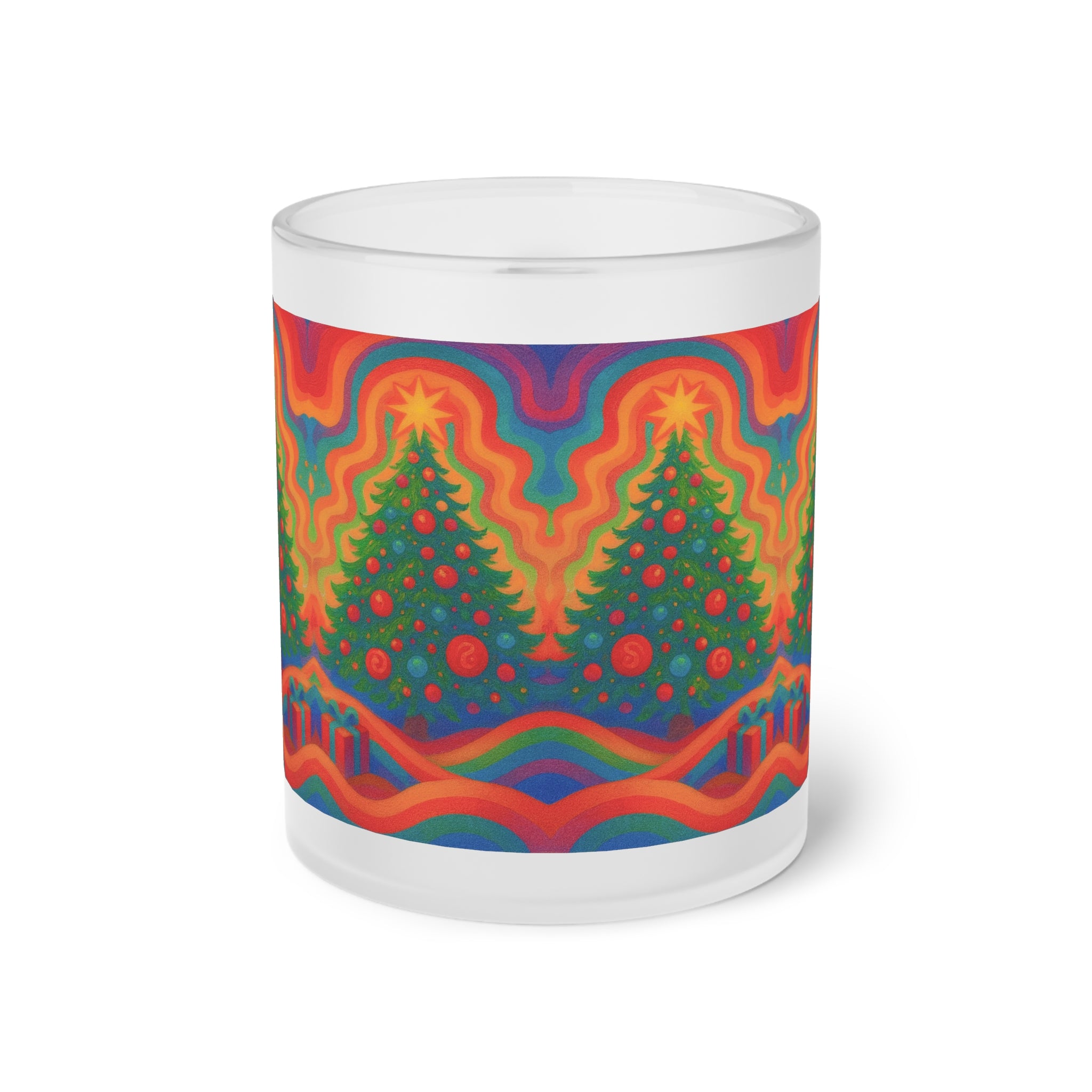 Frostad Glasmugg – Drömlik Julgran Kaffekopp (33cl)