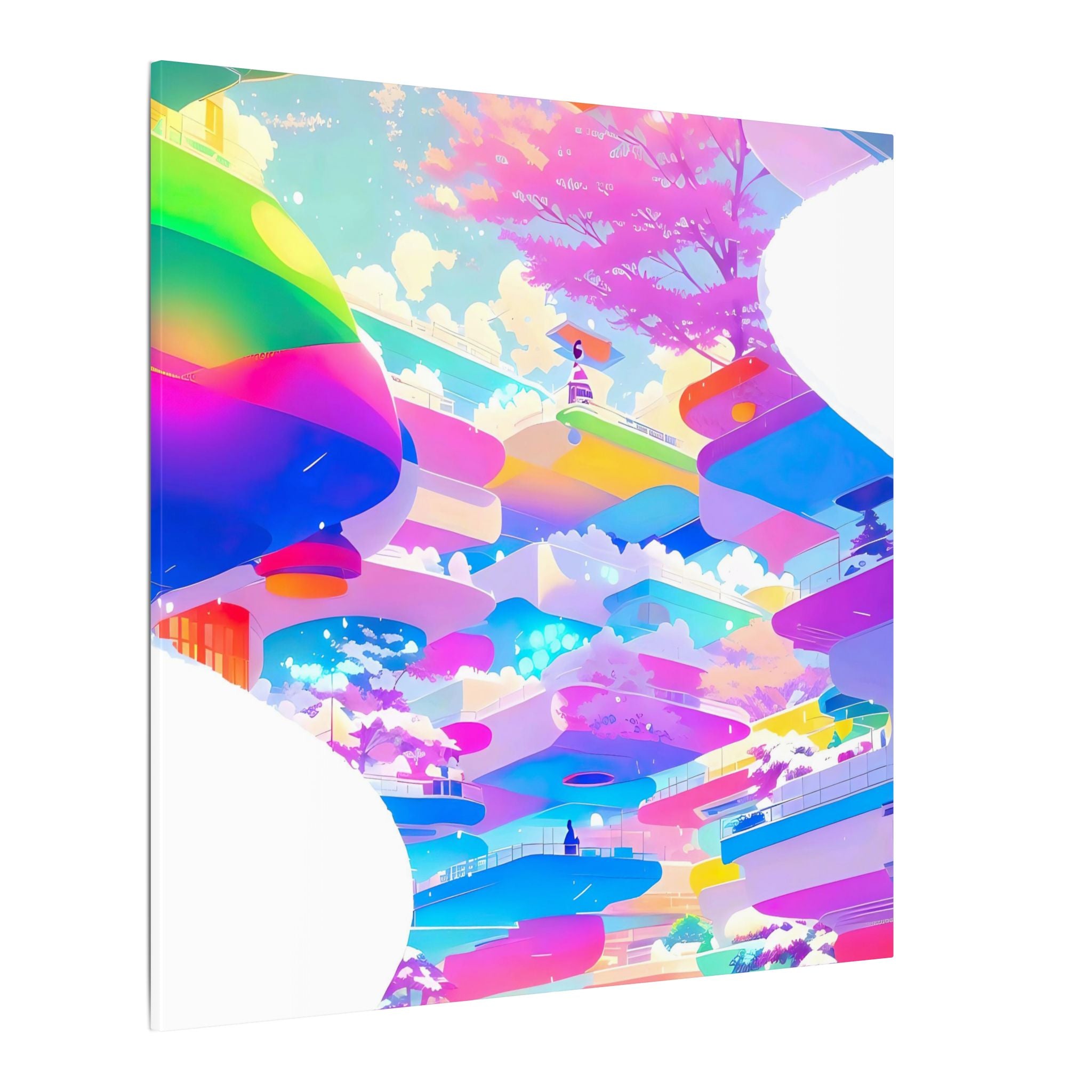 Flow Tema Matt Canvastavla – Flera Storlekar